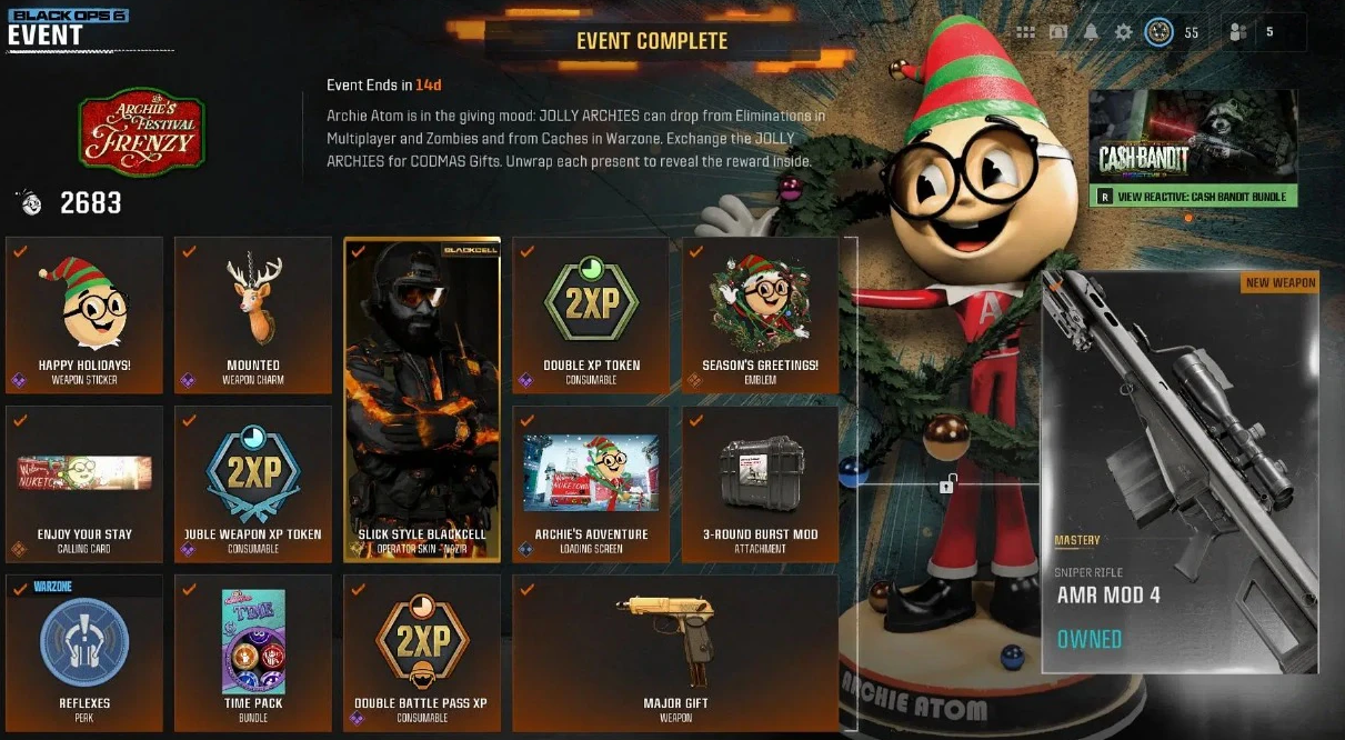 COD Black Ops 6: Treyarch Introduces New Reward System in Holiday Event