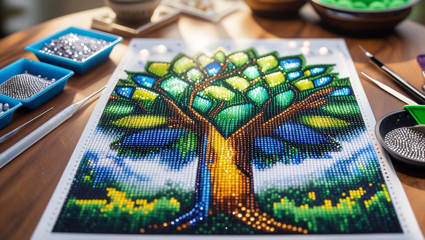 Tree 3D Diamond Art Painting