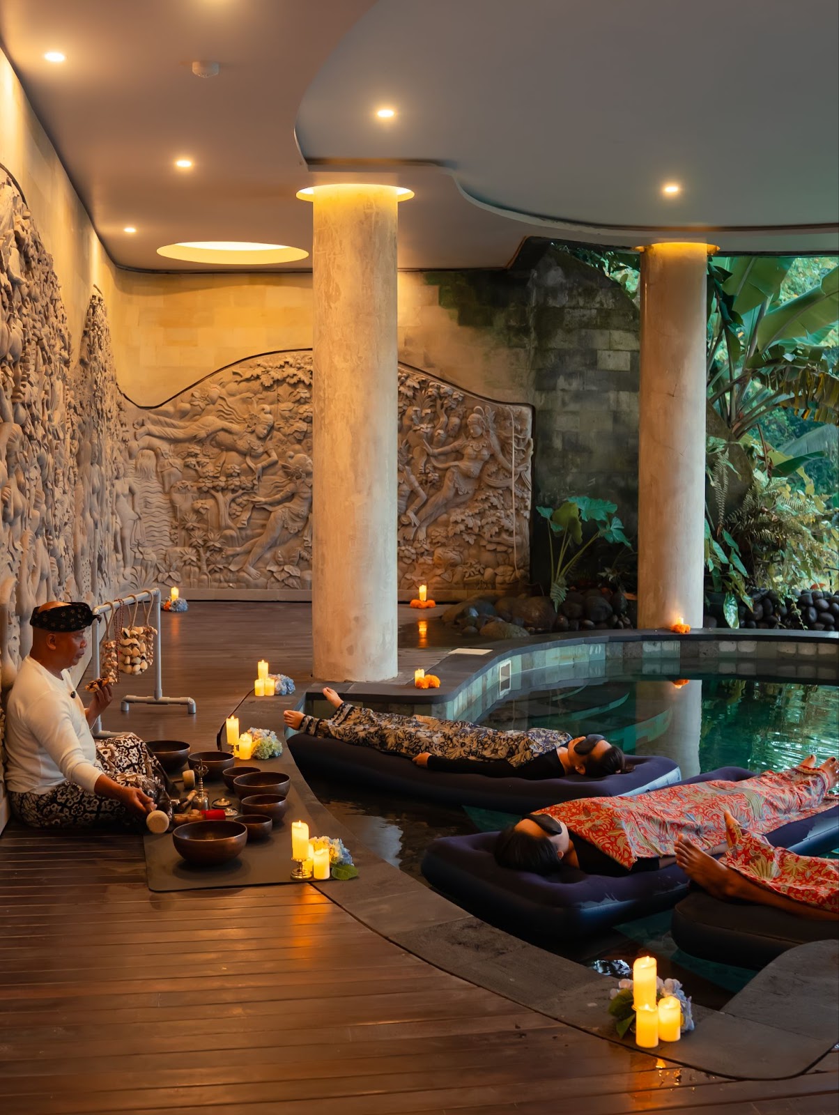 floating sound baths
