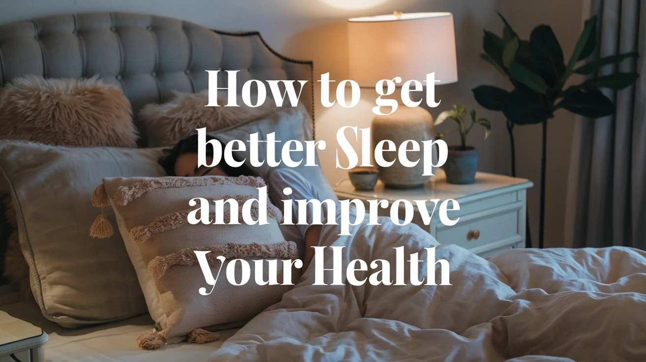 Optimized bedroom environment for better sleep.How to Get Better Sleep and Improve Your Health