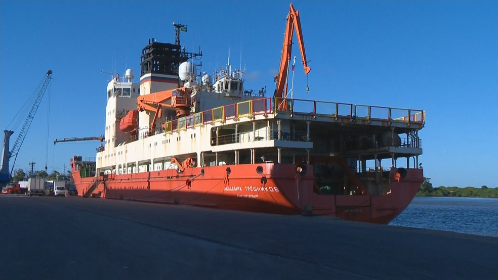 Expedio Internacional de Circum-Navegao Costeira Antrtica  Foto: Reproduo/ RBS TV