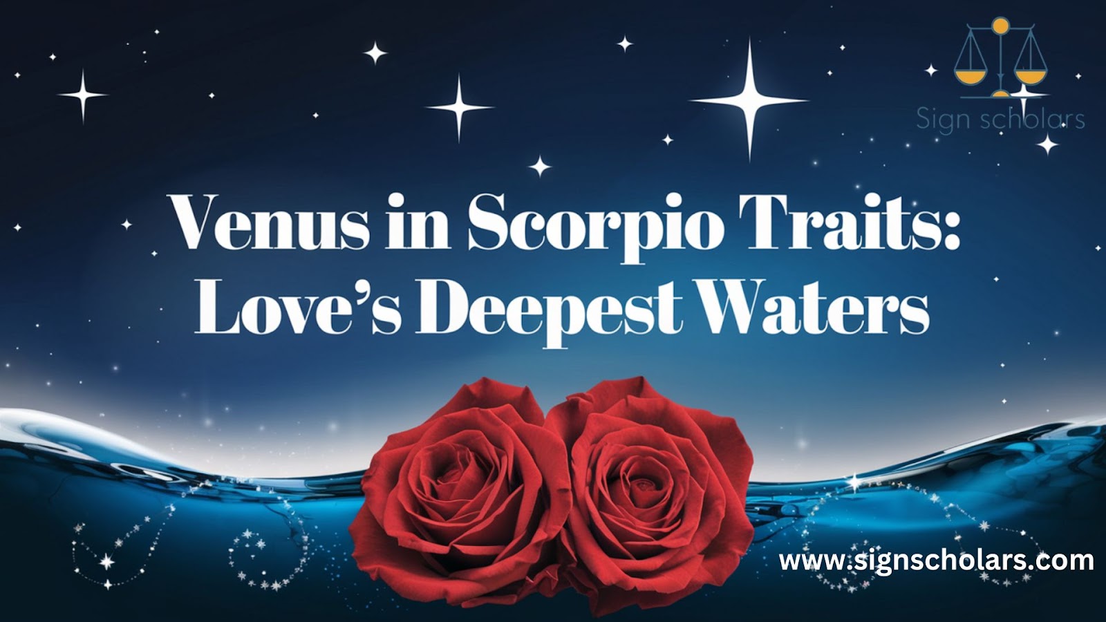 Venus in Scorpio Traits: Love's Deepest Waters