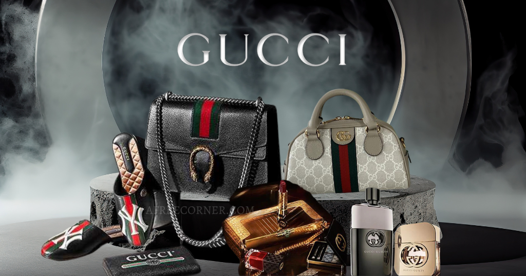 Thương hiệu Gucci nổi tiếng với các sản phẩm da cao cấp và thiết kế tinh xảo