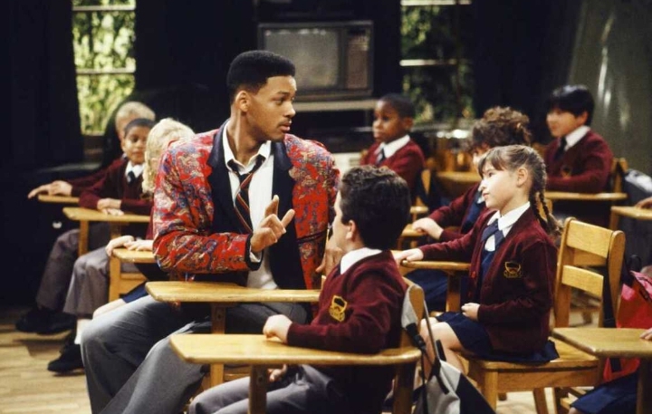 Paige Tamada and Will Smith in The Fresh Prince of Bel-Air