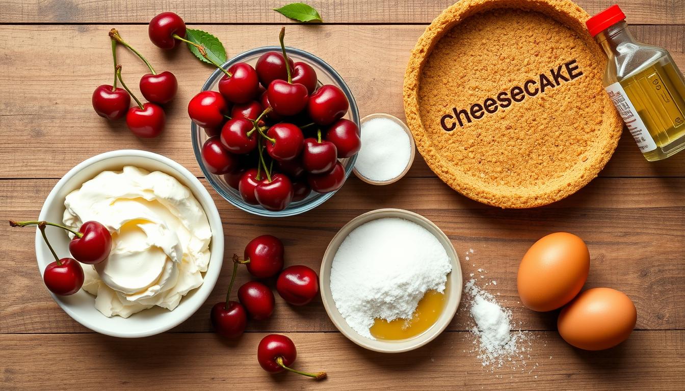 Cherry Cheesecake Ingredients