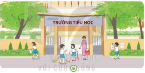 BÀI 7. GIỮ AN TOÀN VÀ VỆ SINH Ở TRƯỜNGMỞ ĐẦUCâu hỏi: Hình 1 cho em biết những vị trí nào không an toàn?Giải nhanh:Những vị trí không an toàn : cành cây bị gãy và bức tường bị đổ.THỰC HÀNHCâu 1: Chuẩn bị khảo sát về sự an toàn và vệ sinh trong khuôn viên trường học.Chia nhóm và các khu vực khảo sátNhóm 1: Phòng học (bàn ghế, cửa sổ, trần nhà,...) và khu vực xung quanh (cầu thang, hành lang, biển báo,...)Nhóm 2: Sân chơi, bãi tập, dụng cụ thể thao,...Nhóm 3: Các khu vệ sinhThảo luận về nội dung khảo sát của nhóm và lập phiếu khảo sát theo gợi ý:Giải nhanh:- Học sinh chia nhóm và các khu vực khảo sát.- Học sinh thảo luận và lập phiếu khảo sát.Câu 2: Thực hành khảo sát:Khi khảo sát em cần:Quan sát và trao đổi với bạn để xác định rõ thực trạngGhi chép đầy đủ những dấu hiệu không an toànGiải nhanh:Các em thực hành khảo sát theo nhóm.Câu 3: Báo cáo kết quả khảo sátBổ sung, hoàn thiện thông tin đã thu thập được theo nhóm.Tập hợp các ý kiến cần đề xuất.Giải nhanh:- Học sinh bổ sung và hoàn thiện thông tin.- Học sinh tập hợp các ý kiến cần đề xuất.Câu 4: Báo cáo kết quả khảo sát và đề xuất biện pháp để đảm bảo trường, lớp an toàn.Giải nhanh:Học sinh báo cáo kết quả khảo sát và đề xuất biện phápVẬN DỤNG