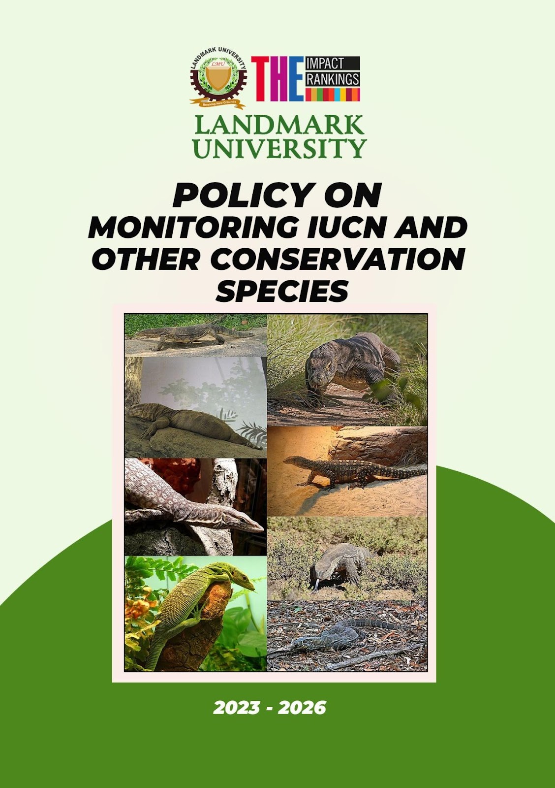 C:\Users\ALORI ELIZABETH\Dropbox\Downloads7\LMU Policy on Monitoring IUCN and other conservation species.jpg