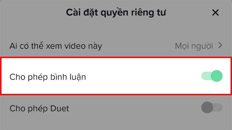  Cách Tắt Bình Luận Trên TikTok