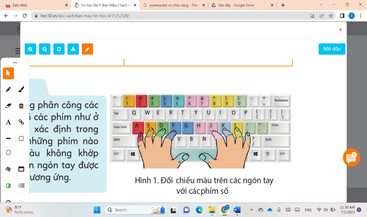 CHỦ ĐỀ A: MÁY TÍNH VÀ EMA2. LỢI ÍCH CỦA VIỆC GÕ BÀN PHÍM ĐÚNG CÁCHBÀI 1: EM TẬP GÕ HÀNG PHÍM SỐ