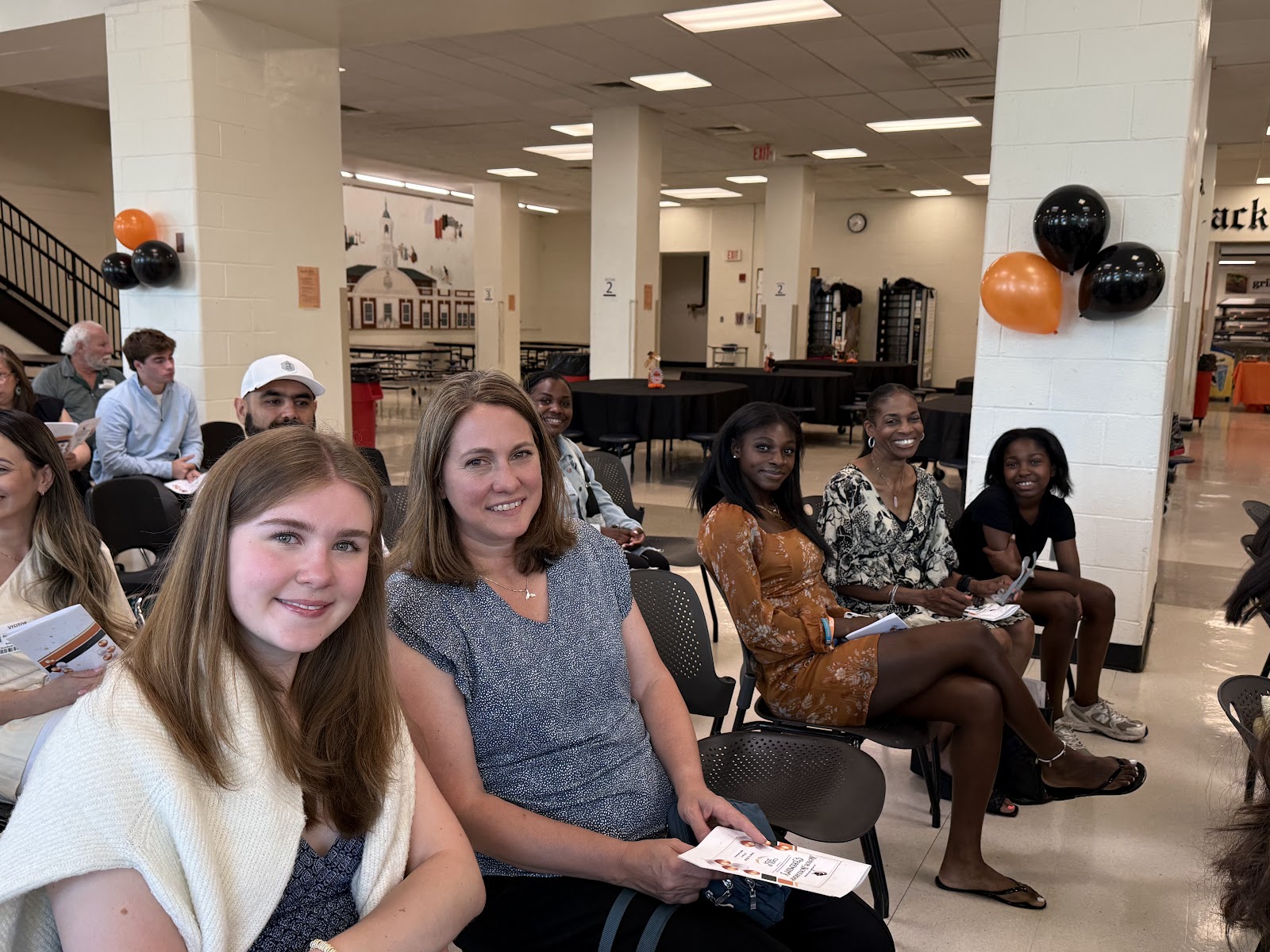 Stamford High families and students at Award Breakfast