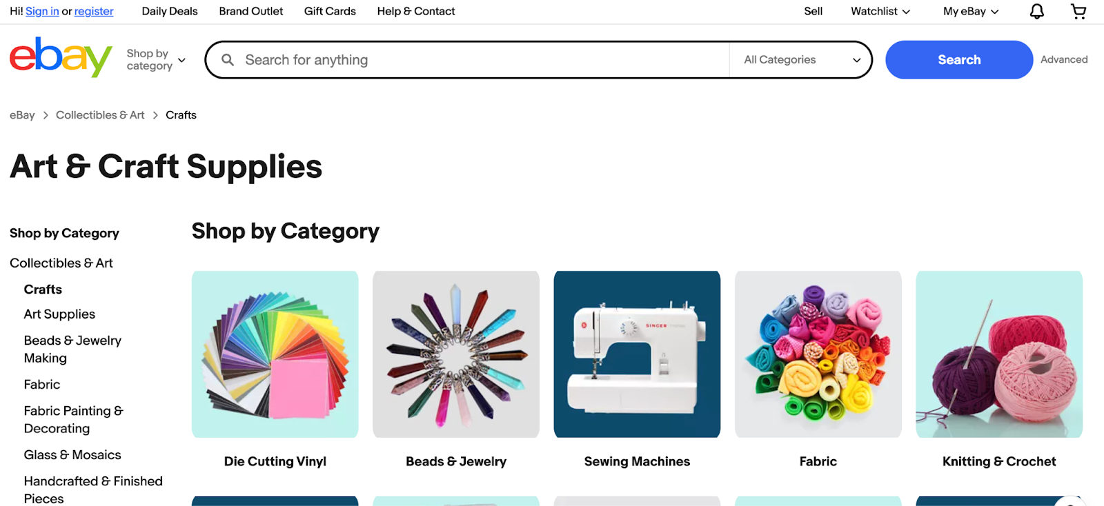websites like etsy ebay
