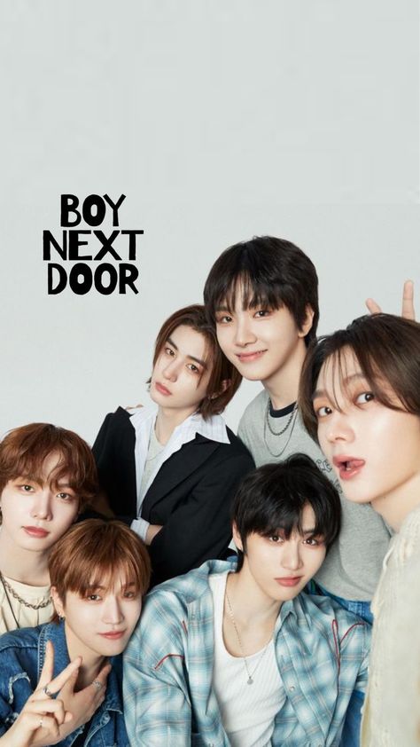 This contains an image of  BOYNEXTDOOR group members 