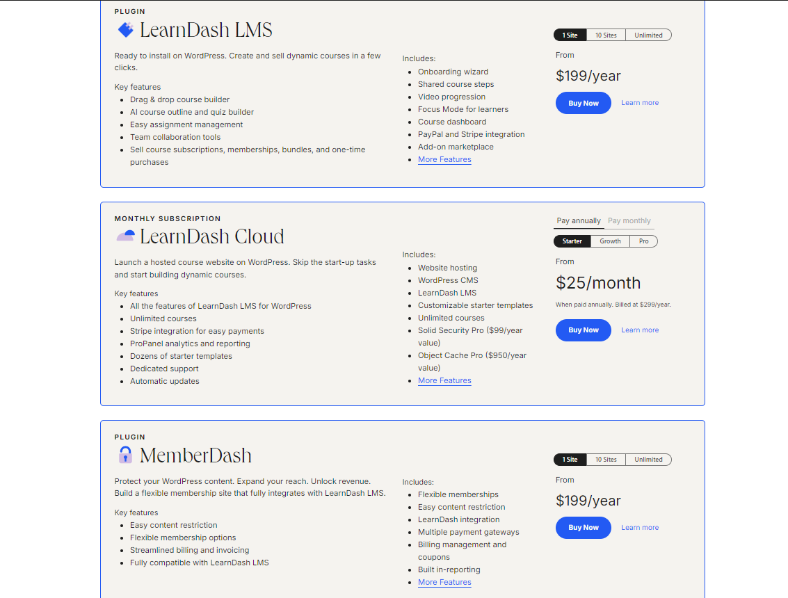 LearnDash Pricing