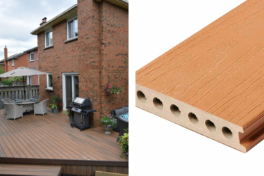 trunorth vs trex composite decking an honest review outdoor living space with bbq grill and umbrella custom built michigan