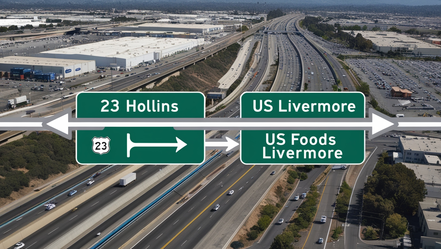 23 Hollins to US Foods Livermore
