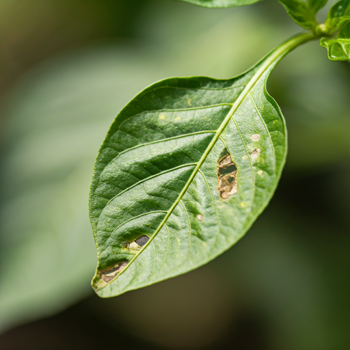 Damage Caused by Chilli Thrips