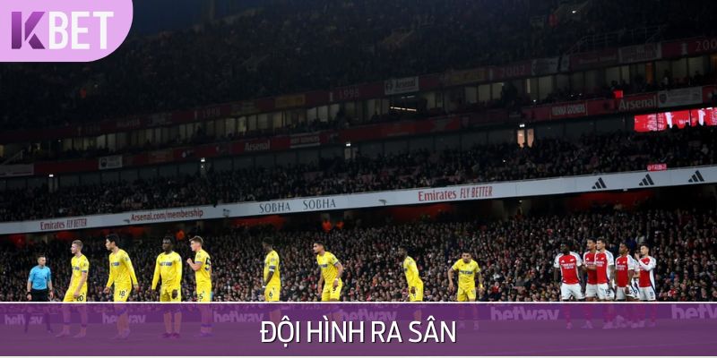 minh hoạ đội hình ra sân của 2 đội