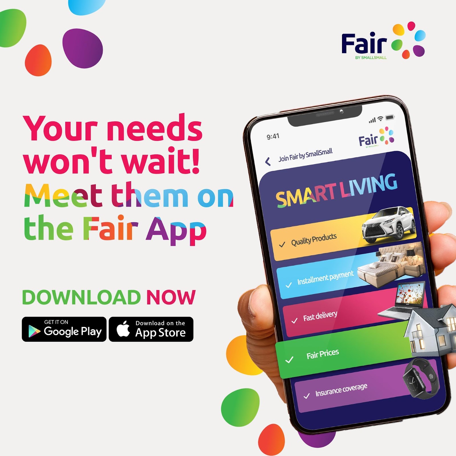 SmallSmall SmallSmall unveils Fair App, a need-commerce platform with over 1,000  downloads in 48hrs. | TechCabal
