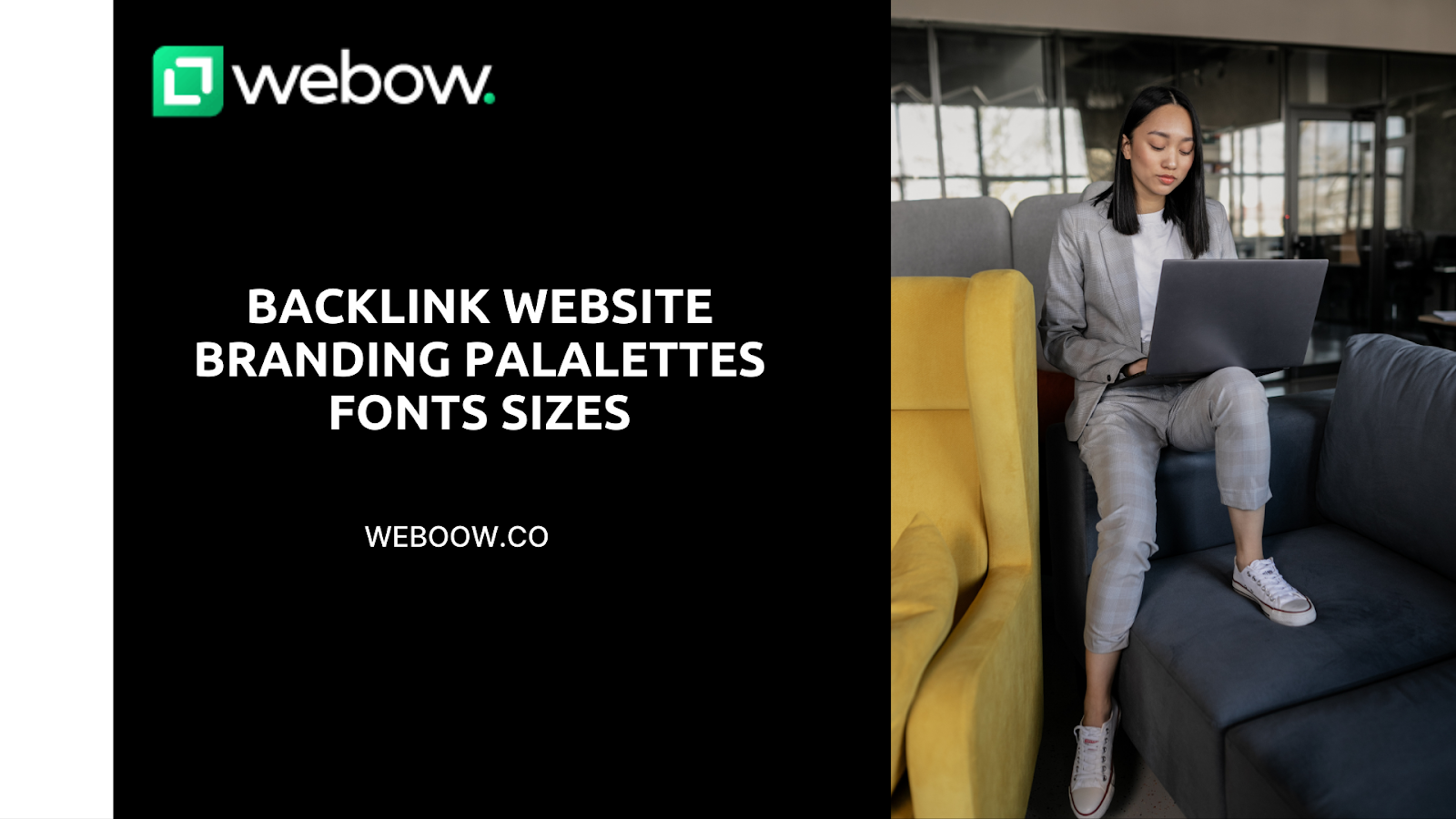 Backlink website branding palalettes fonts sizes