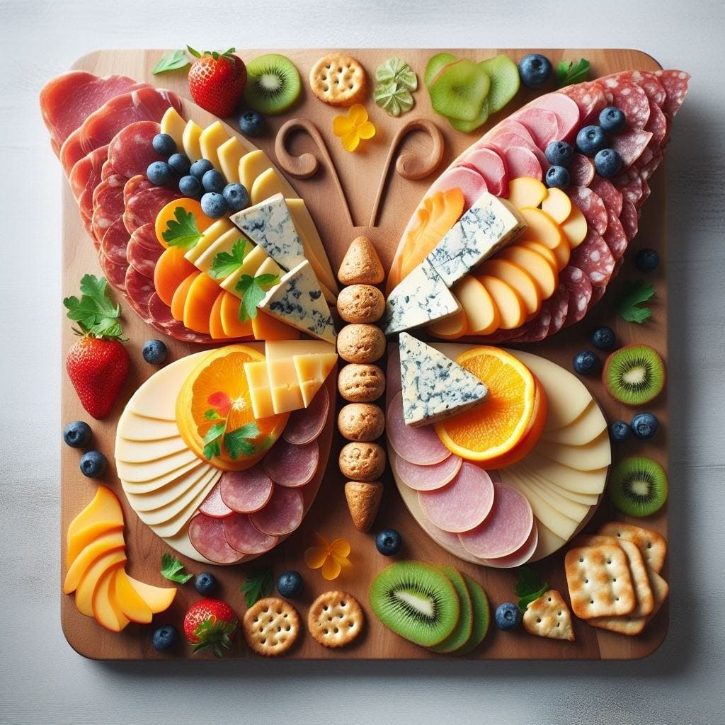 Butterfly food art