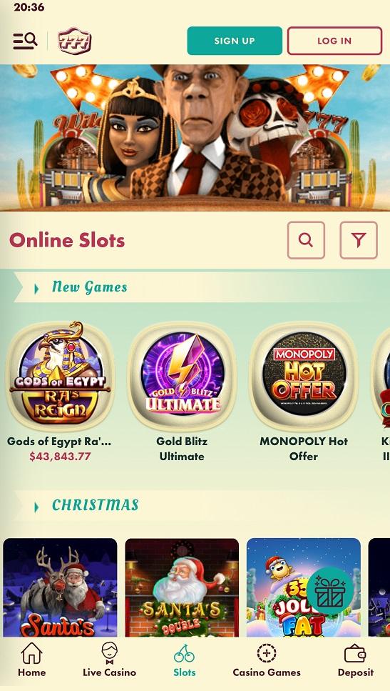 777 Casino app