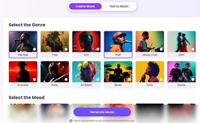 Step 1 Access the Vidnoz AI Music Generator