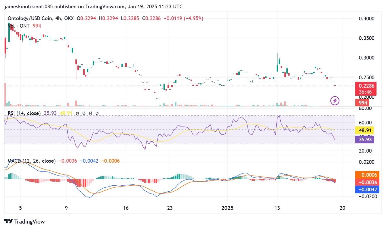 Ontology 4-hour chart