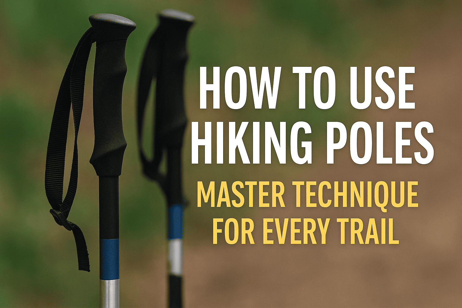 How to Use Hiking Poles: Master Technique for Every Trail