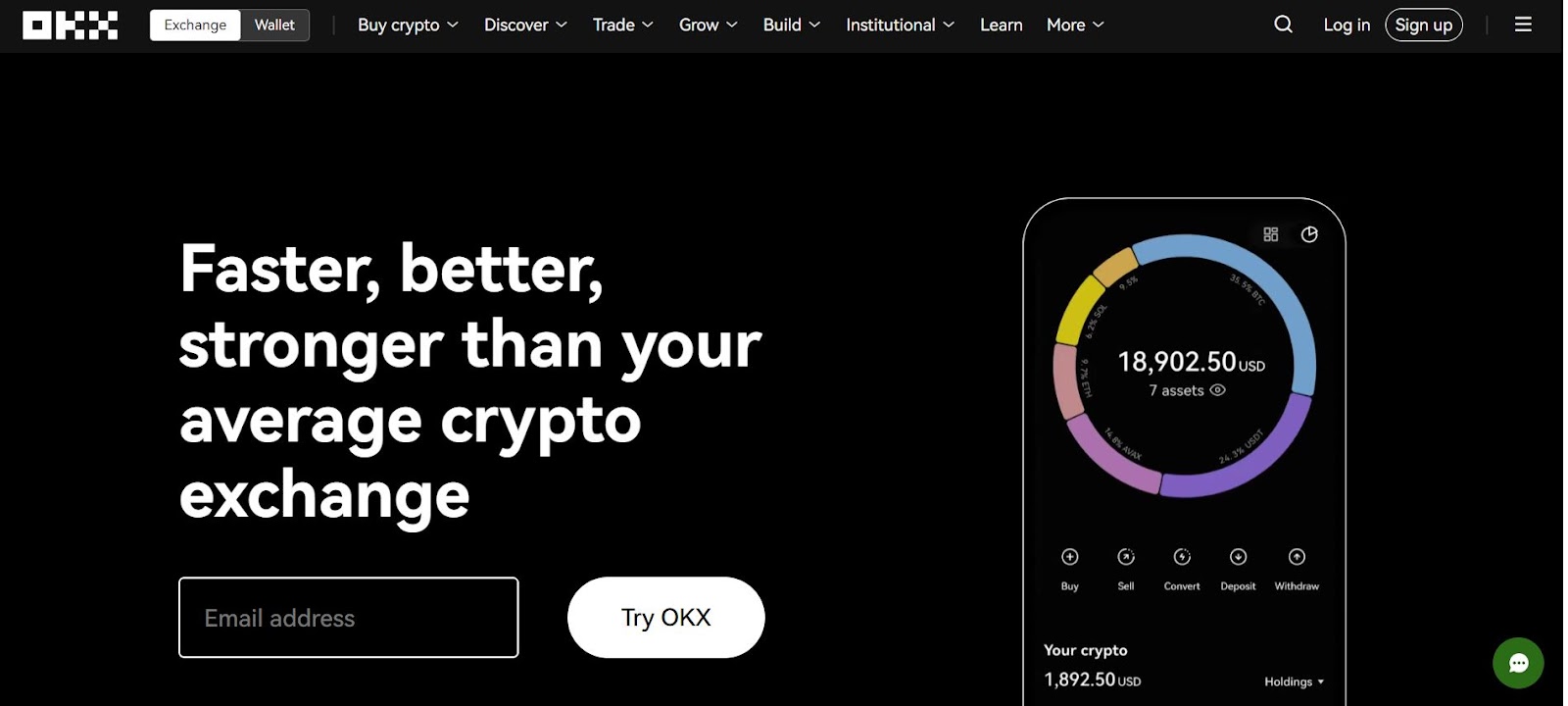 OKX crypto options exchange