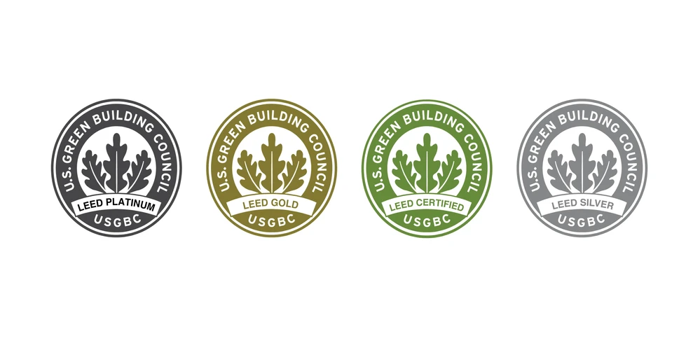 An image of the US Green Building Council symbol. 