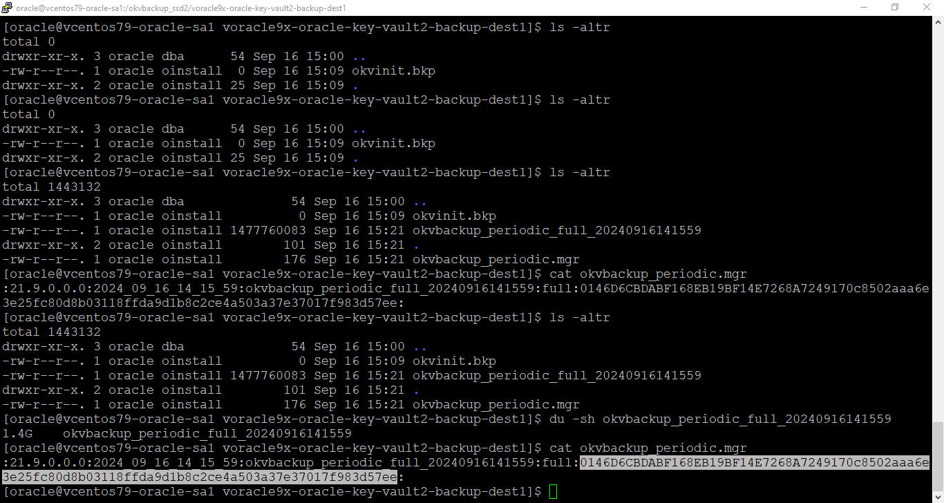 oracle@vcentos79-oracle-sa1:/okvbackup_ssd2/voracle9x-oracle-key-vault2-backup-dest1