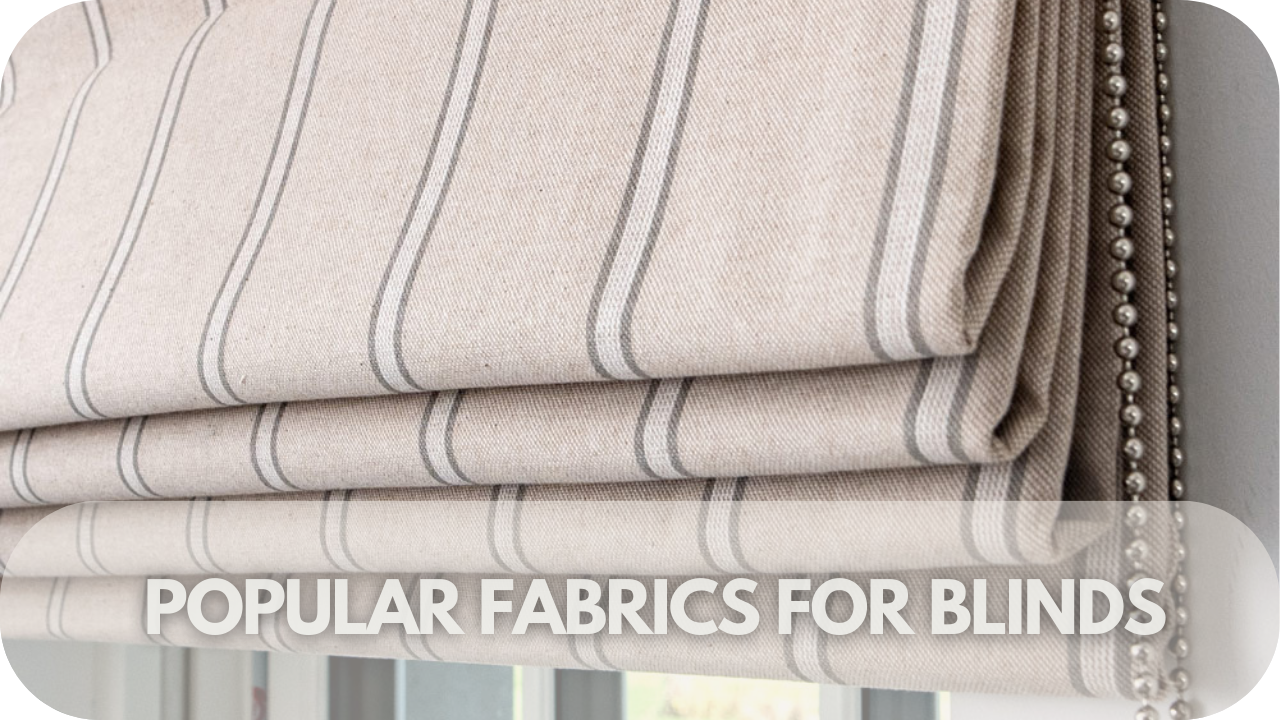 Top fabrics for blinds