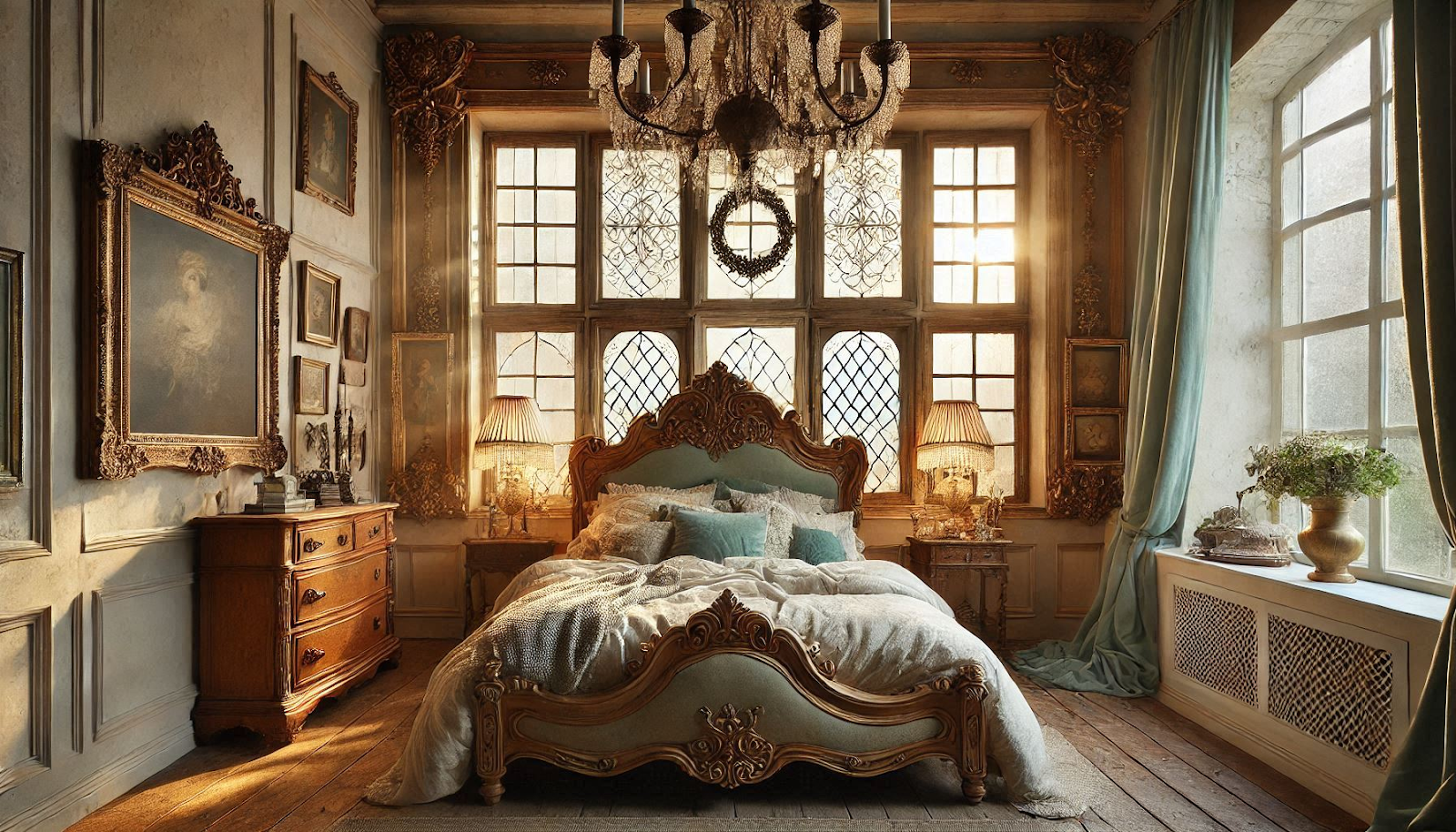 Stunning Headboards from Antique Windows for a Vintage Touch