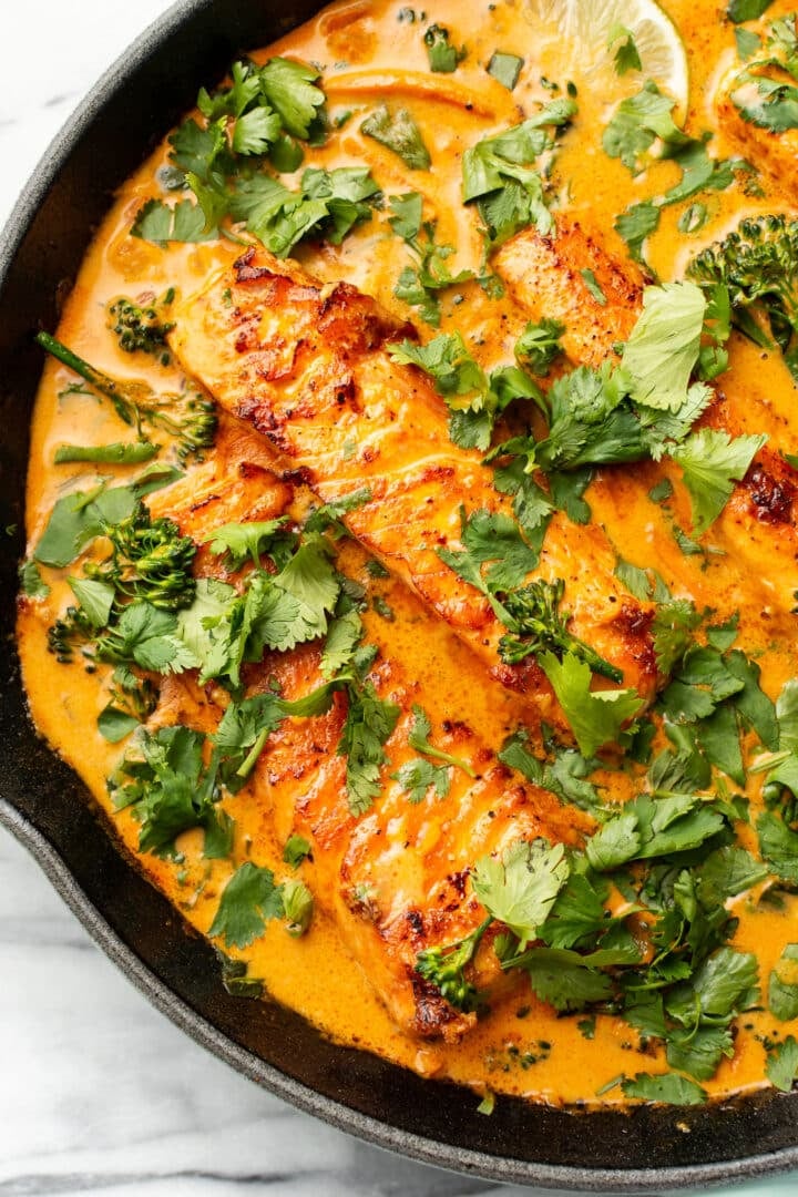 Salmon Coconut Curry