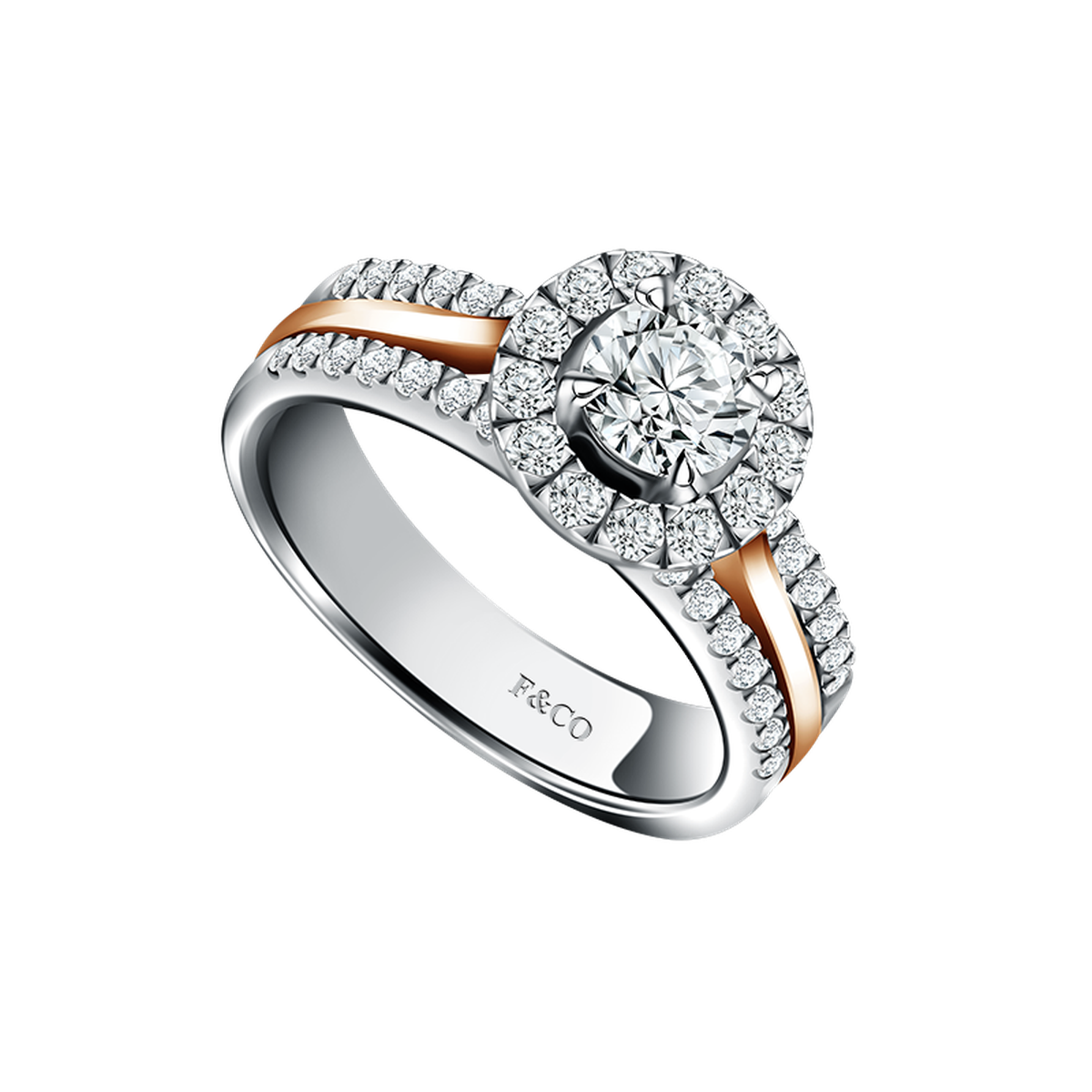 Koleksi cincin wanita elegan dengan berlian Frank Fire