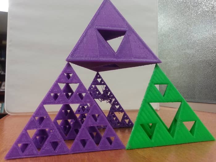 Sierpinski Triangle and Pyramid