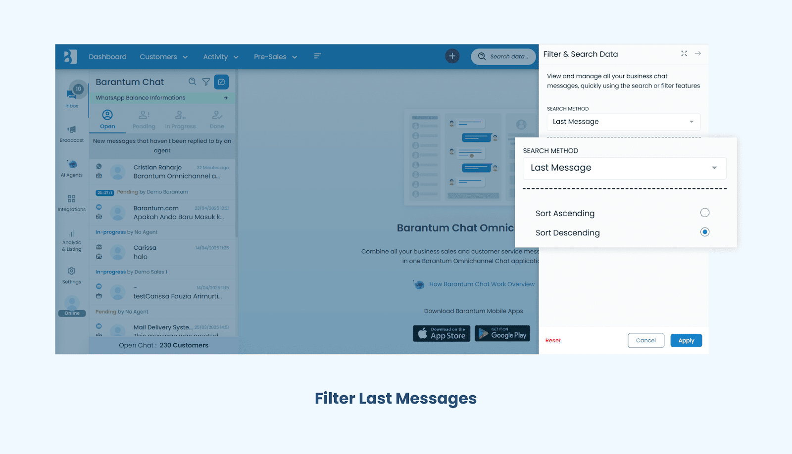 fitur update apr - filter last message