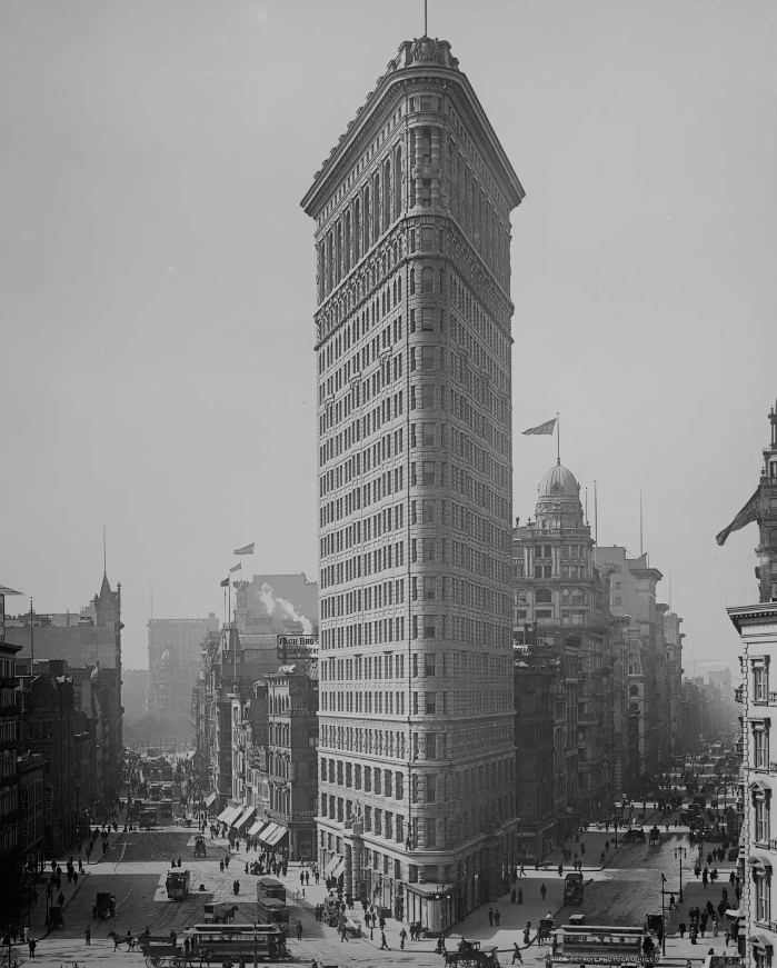 Le Flatarion Building en 1903