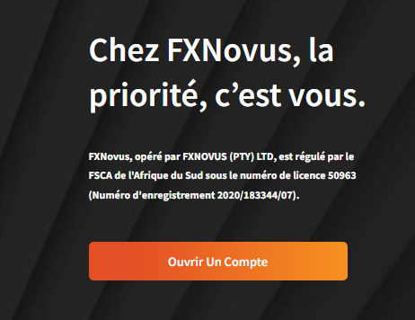  En savoir plus sur FXNovus - courtier régulé et sécurisé