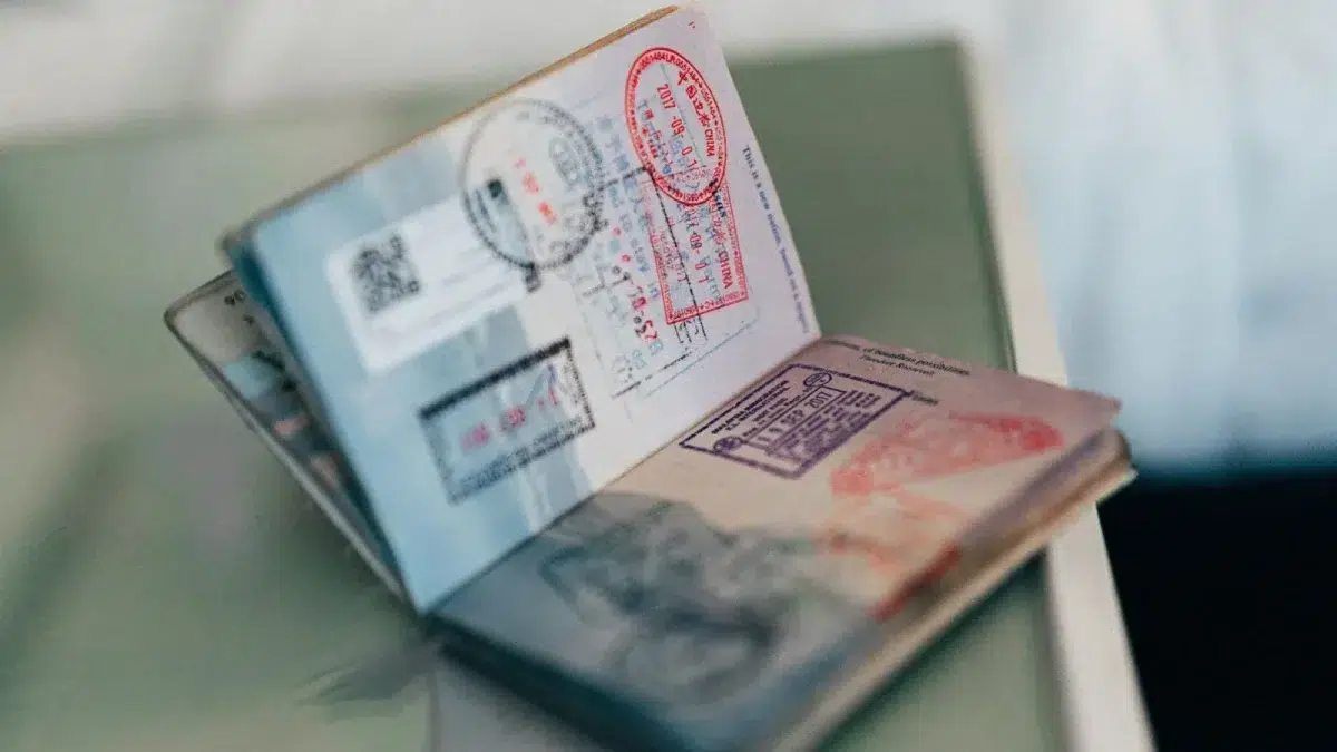 An open passport with visa stamps inside - (Credits MEP Middle East)