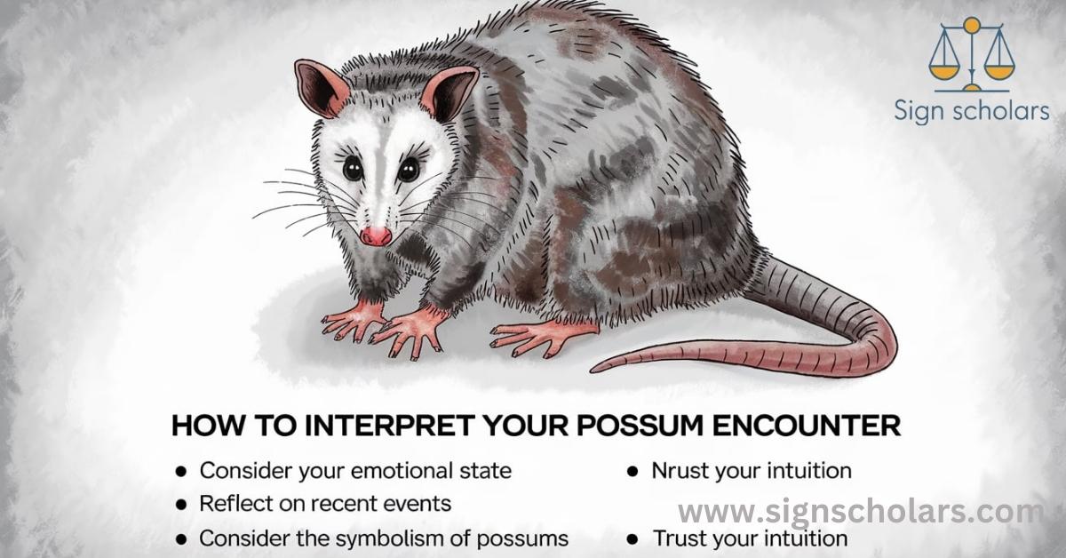 How to Interpret Your Possum Encounter