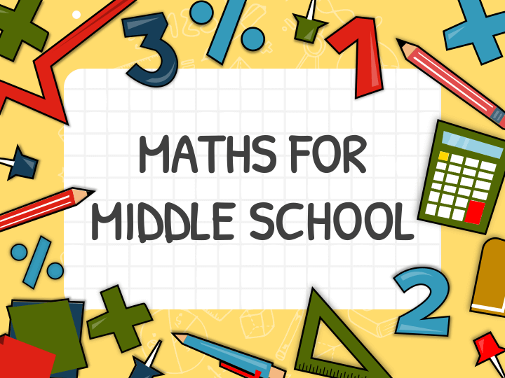 Maths for Middle School PPT Theme