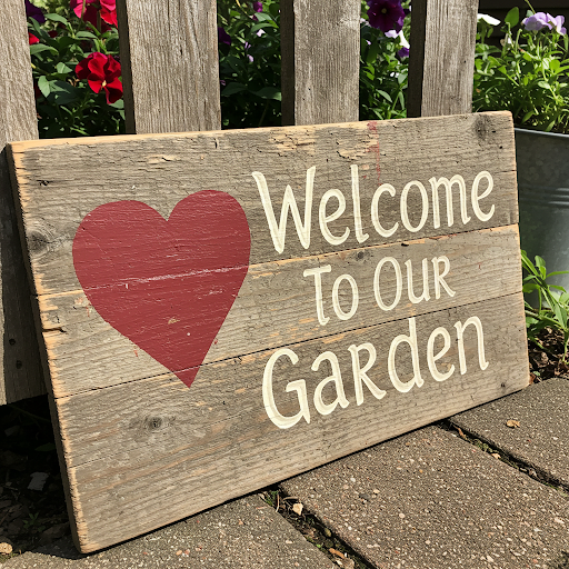 Rustic Valentine's Day Garden Decor Gifts for the Backyard