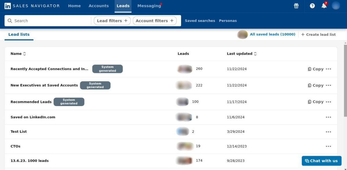 linkedin sales strategy sales navigator leads lists