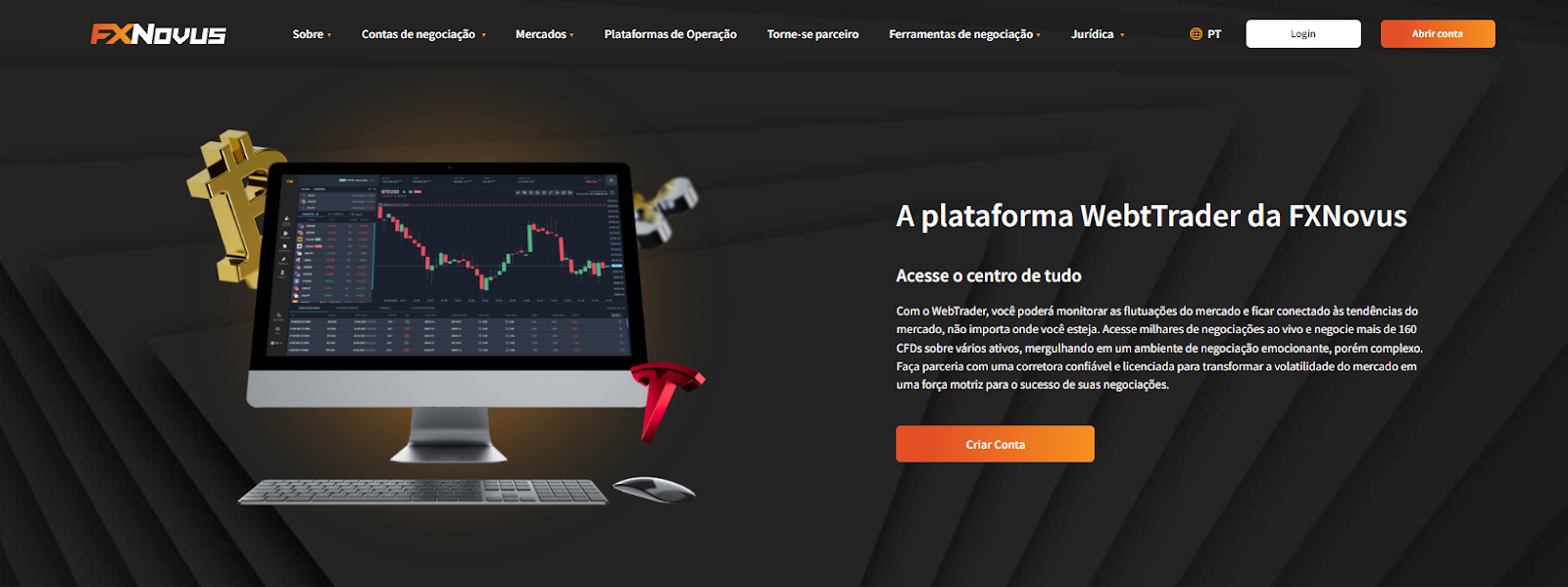  Visite a página Sobre Nós da FXNovus para mais informações sobre a marca.