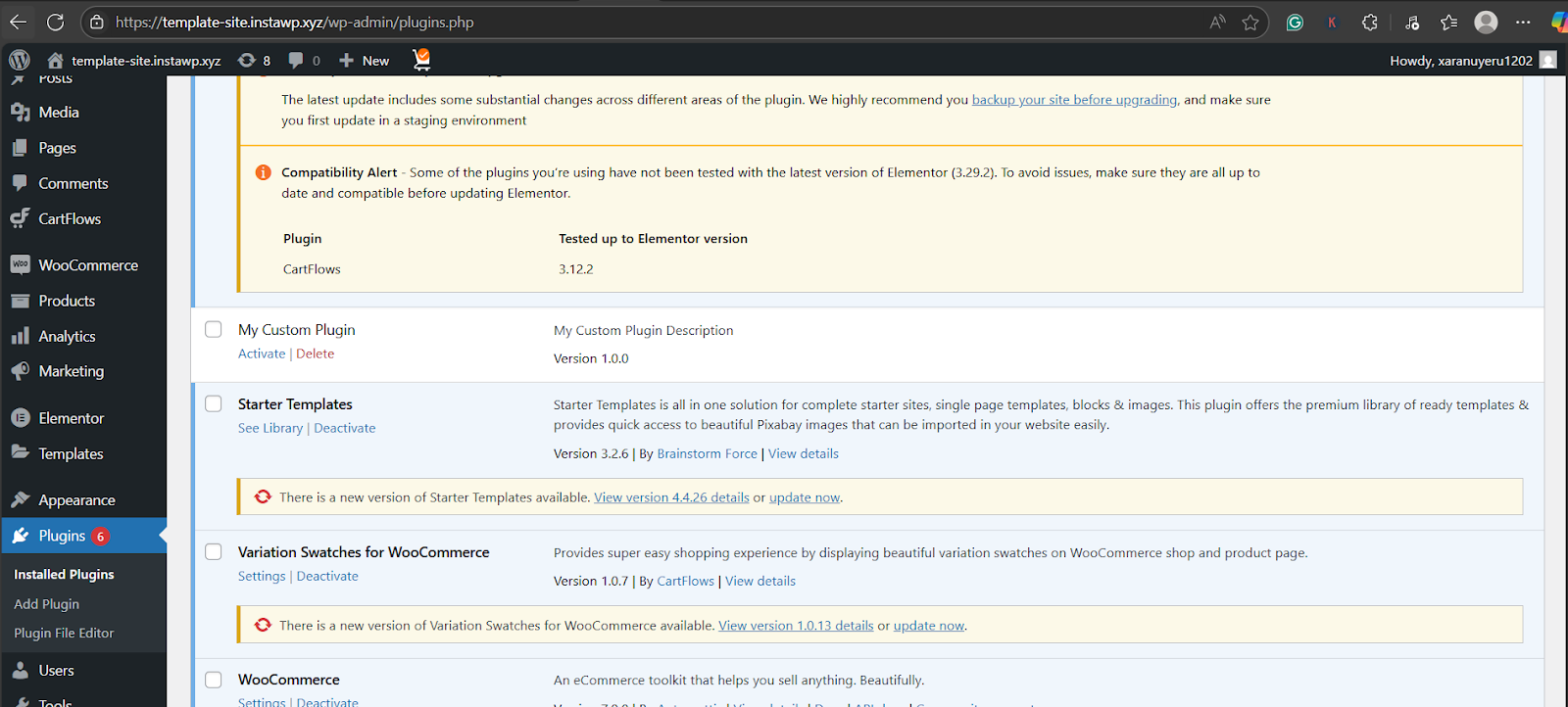 how to add custom code in WordPress