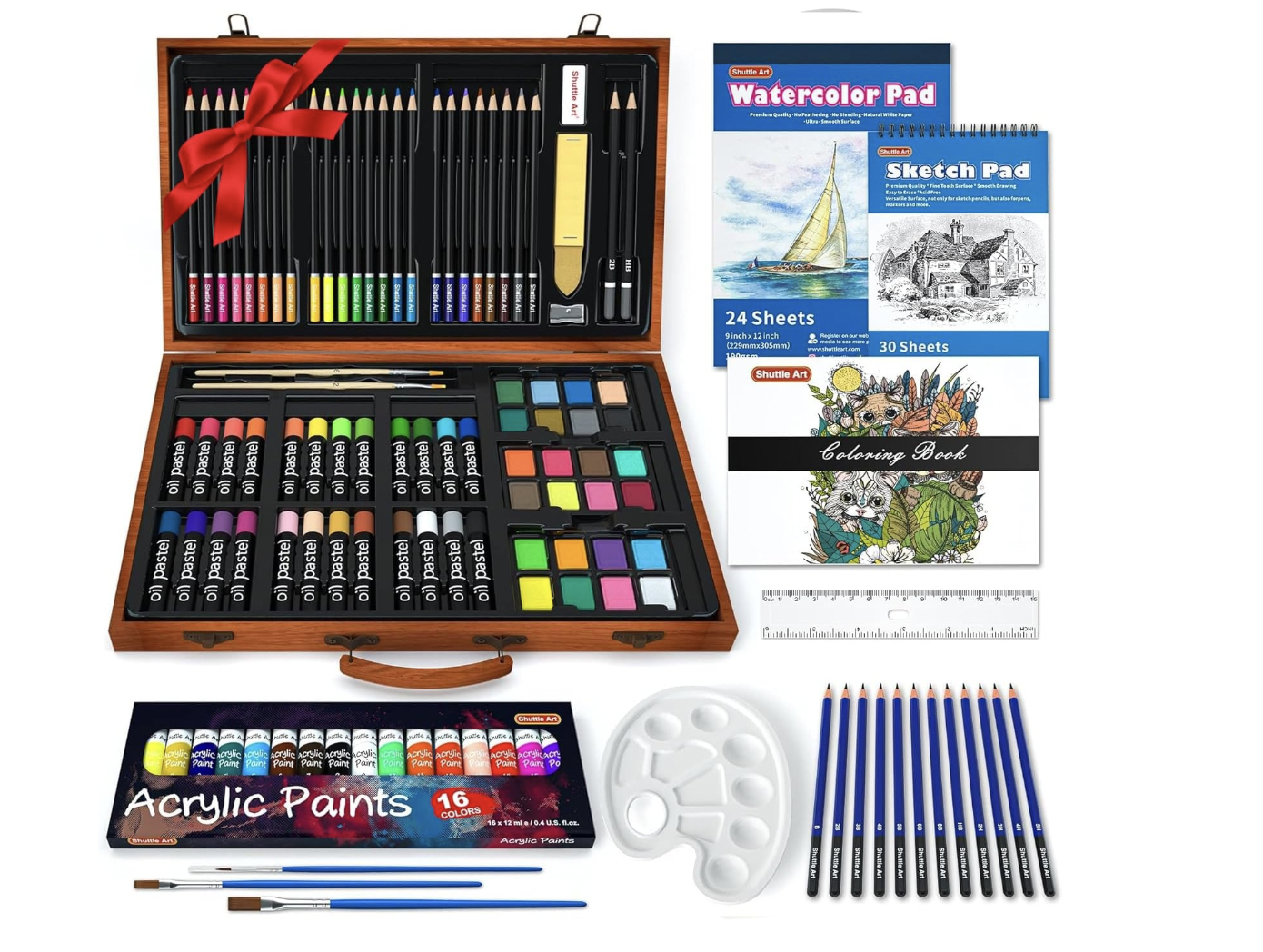 Shuttle Art 118 Piece Deluxe Art Set