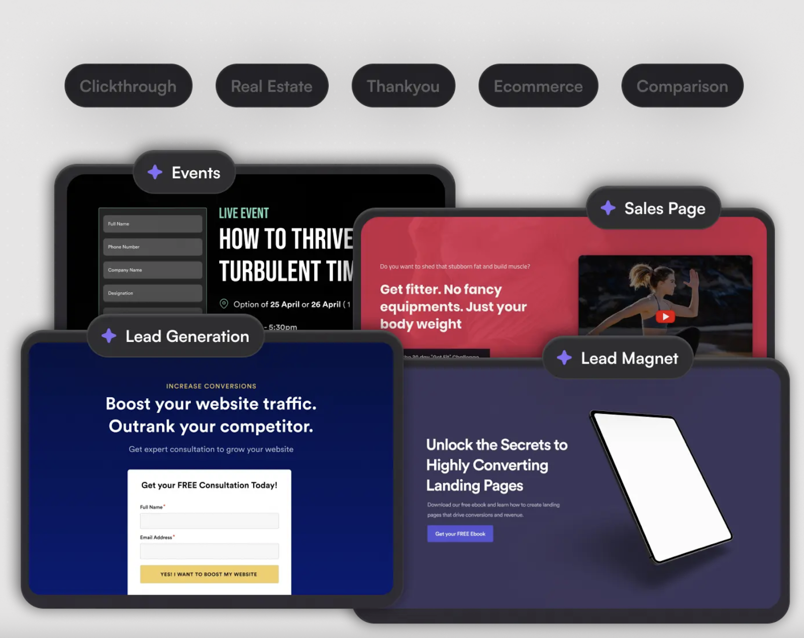 Image showing lead management in Swipe Pages with a dashboard for a unified view