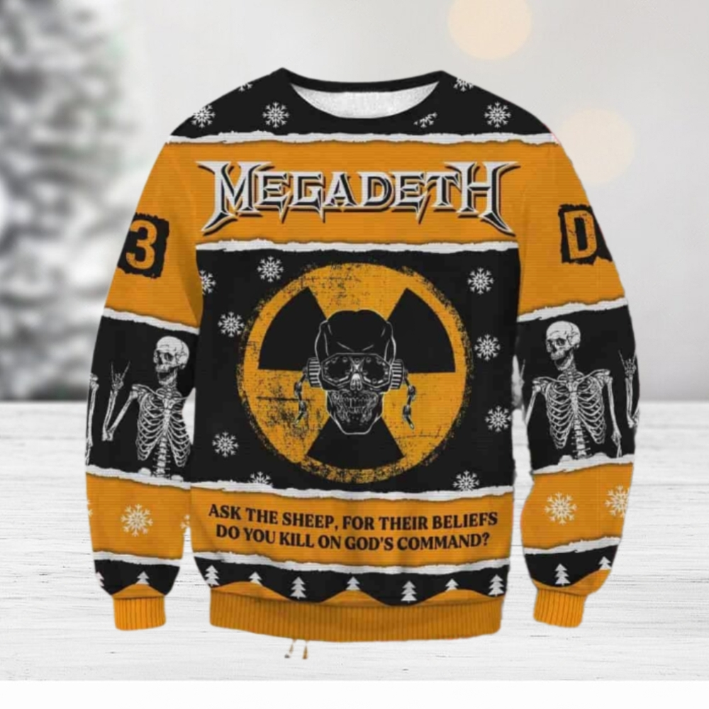 Megadeth Music Lover Chirstmas Gifts 2024 For Family And Friends Ugly Sweater gearbloomshirtstore