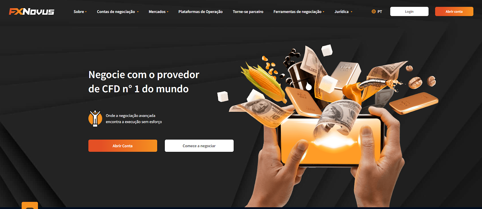 Visite a Página Inicial da FXNovus para mais informações sobre a marca